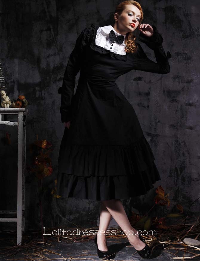 Empire Tea Length Dress